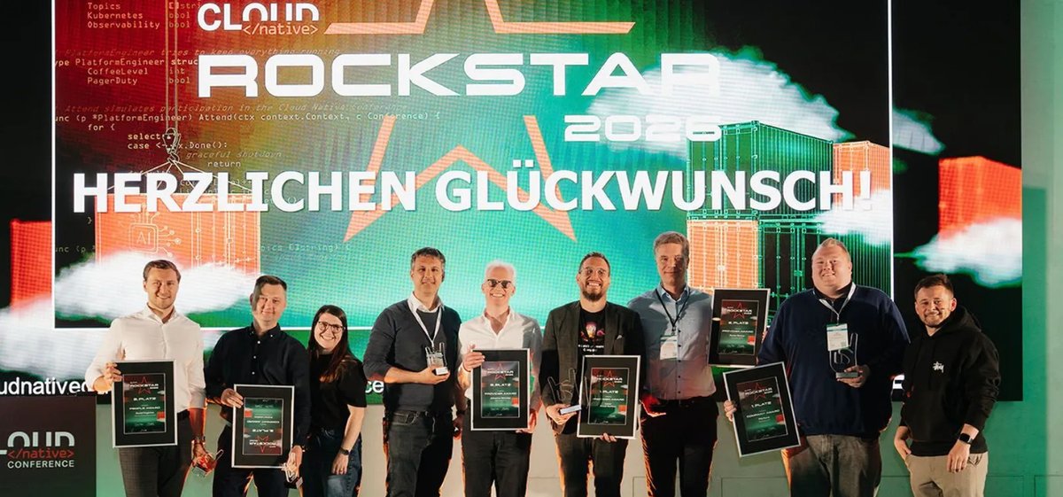 Award ceremony — Cloud Native Rockstars 2026, Andrey Lesnikov